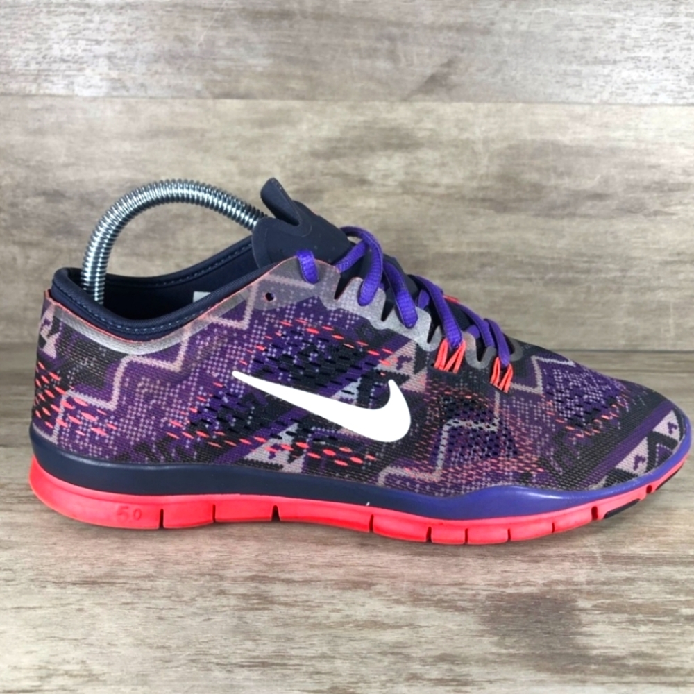 Nike Free 5.0 TR Fit 4 PRT Training Sneaker Athletic Run Pink Purple Women 8.5